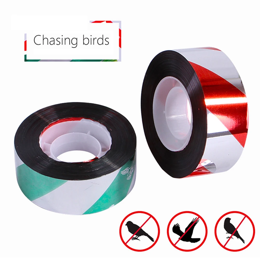 

Bird Repellent Scare Tape Reflective Repeller Ribbon Pest Control Deterrent for Garden Orchards Farm Pest Control