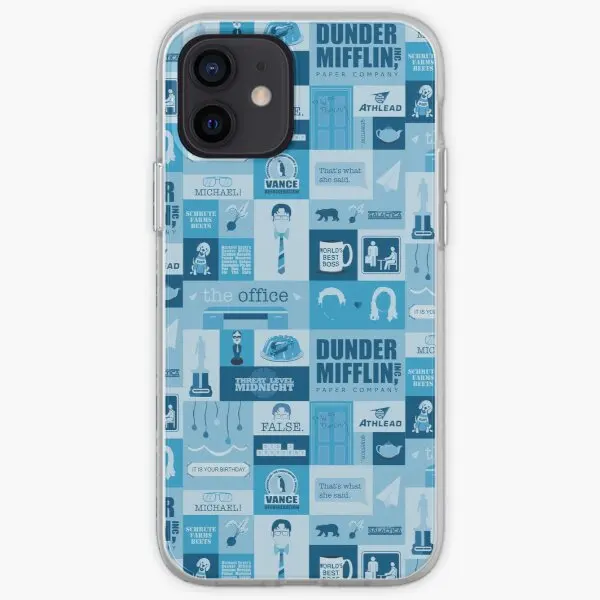 

The Office Phone Case for iPhone 6 6S 7 8 Plus 11 12 13 Pro Max Mini 5 5S SE X XS XR Max Fashion Print Pattern Soft Dog Flower