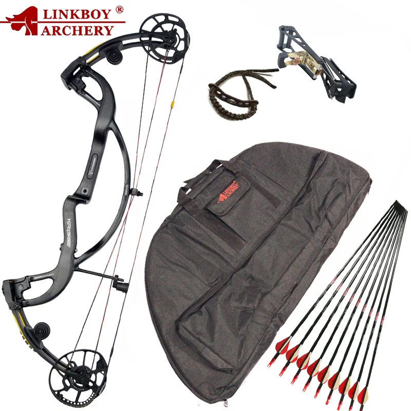 Linkboy стрельба из лука чистого углеродного волокна соединение лук Хищник 2