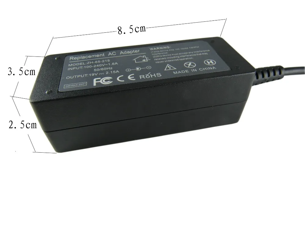 Качественный 40W 19V 2.1A Ноутбук AC адаптер питания зарядное устройство для Samsung серии