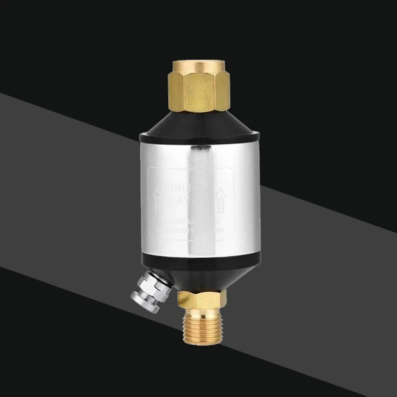 

Oil Water Separator G1/4 Inlet Outlet Air Compressor Filter for Paint Sprayer