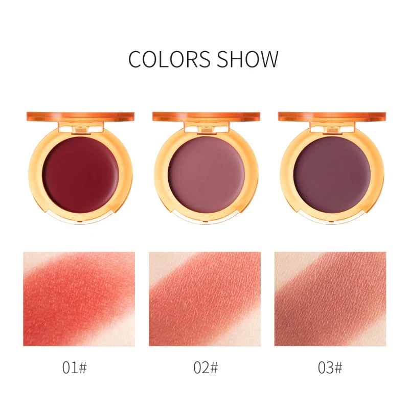 

Menow Professional Blush Concealer Palette 3 Colors Makeup Foundation Facial Blusher Cosmetic Lightweight Contour Palette TSLM1