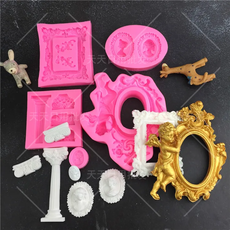 1 шт. силиконовые формы для фоторамки украшение торта сахарата помадки шоколада