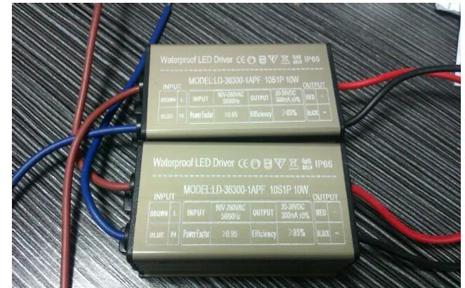 

1pcs one lot driver 10w 90-260V Wide voltage input constant current 300mA for LED lamp
