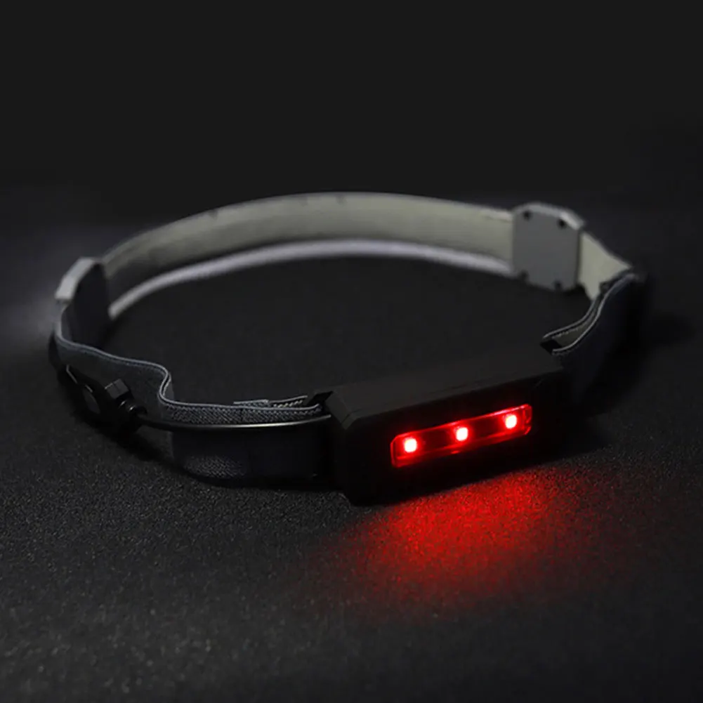 

LED Running Headlamp for Runner Waterproof Headlight USB Rechargeable COB Head Torch 350 Lumens Top Quality High Recommend