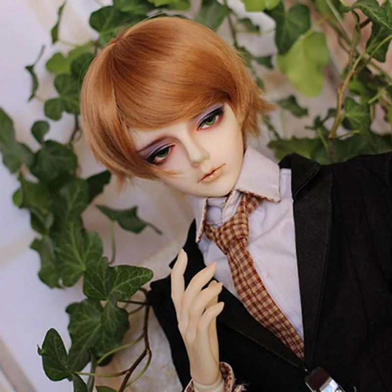 1/3 1/4 1/6 1/8 Bjd SD короткий крутой парик волос Высокая температура провод BJD для куклы