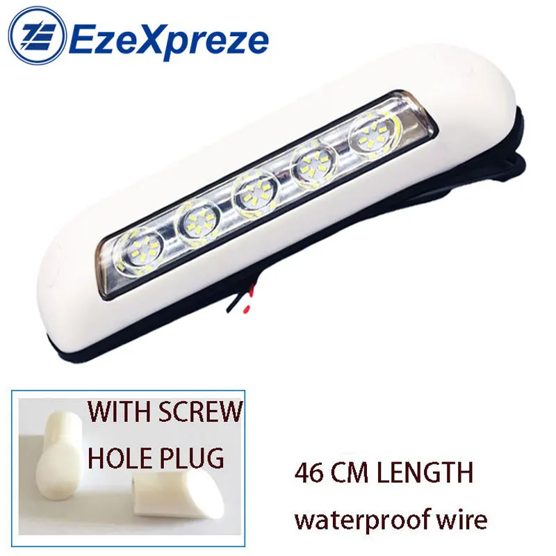 

12V RV LED Awning Porch Light WATERPROOF Motorhome Caravan Interior Wall Lamps Light Bar Van Camper Trailer Exterior Lamp