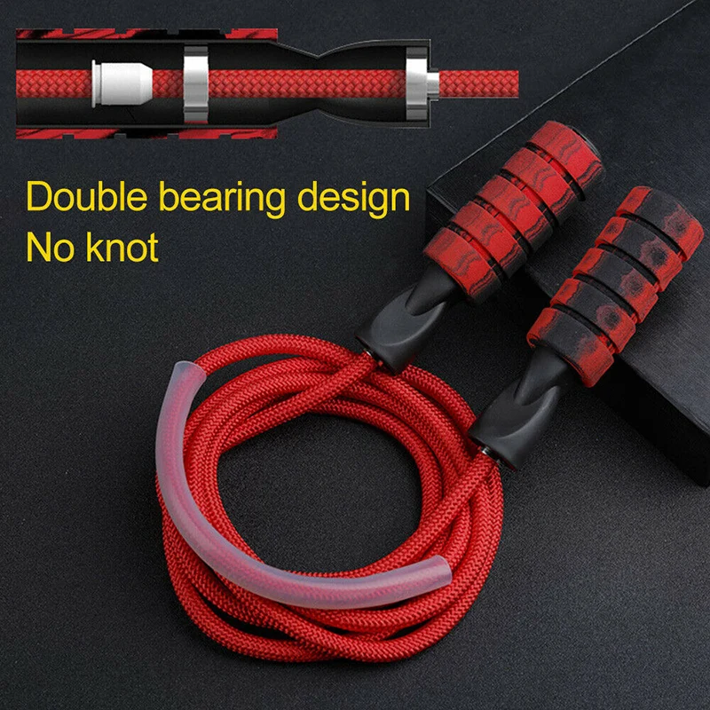 

Hot Skipping Rope Adjustable Fitness Jump Rope Gym Sport Workout Exercise Skipping Rope ED889