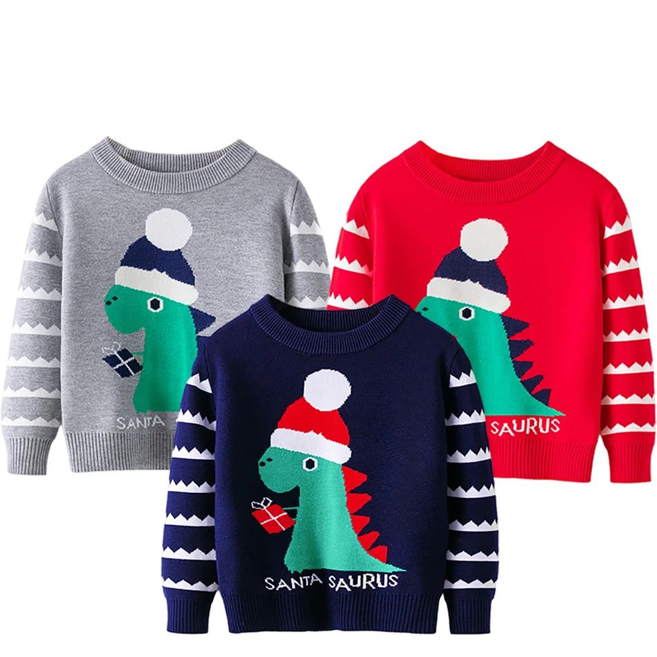 

Toddler Girl Winter Clothes Winter Boy Girl Long Sleeve Knitted Sweater Children Christmas Jumper Boys Girls Warm Sweater 3-7T