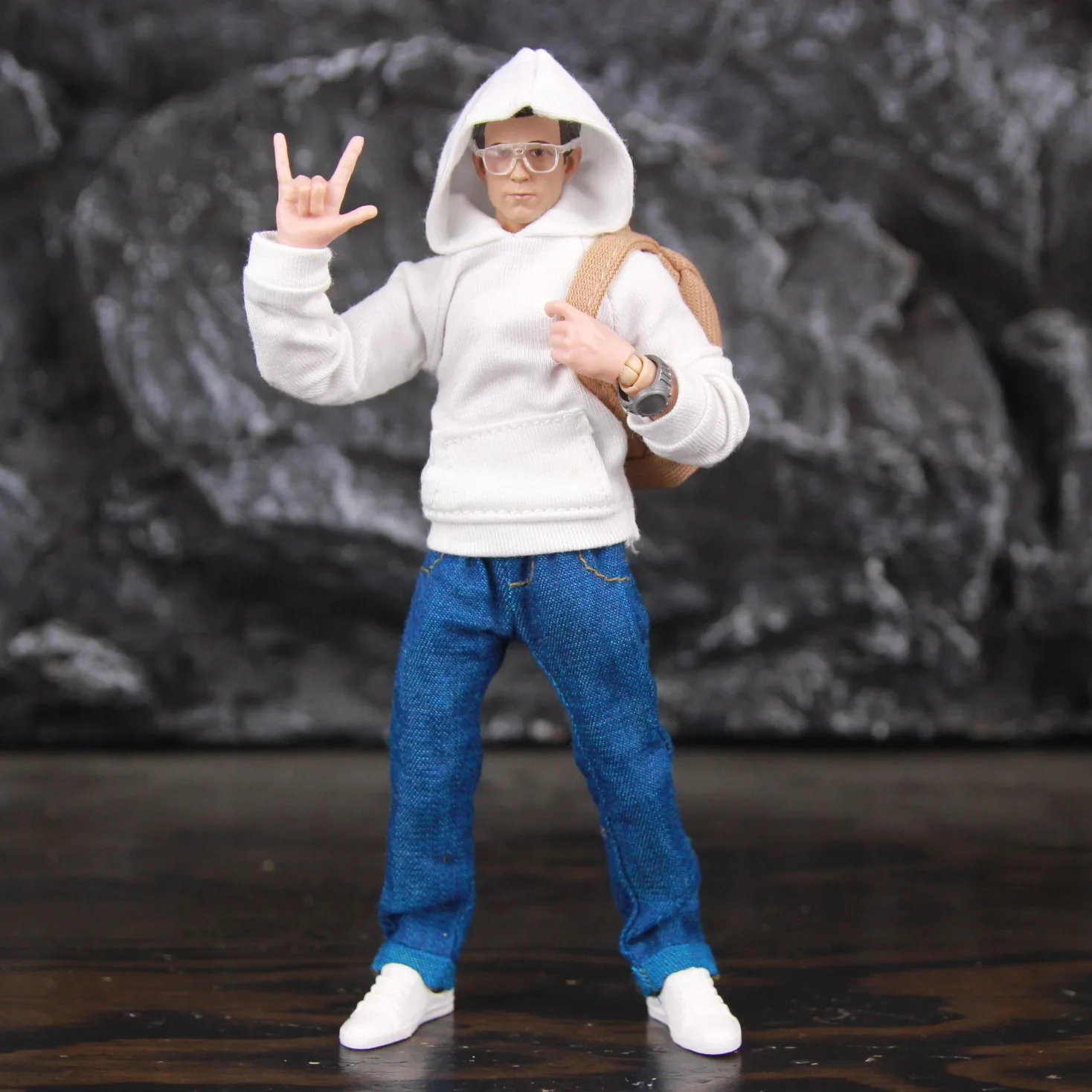 

Marvel Iron Spider Man Holland Casual Clothes 6" Action Figure Edith Glasses Hoodie Jeans Schoolbag Avengers Legends one:12 Toys