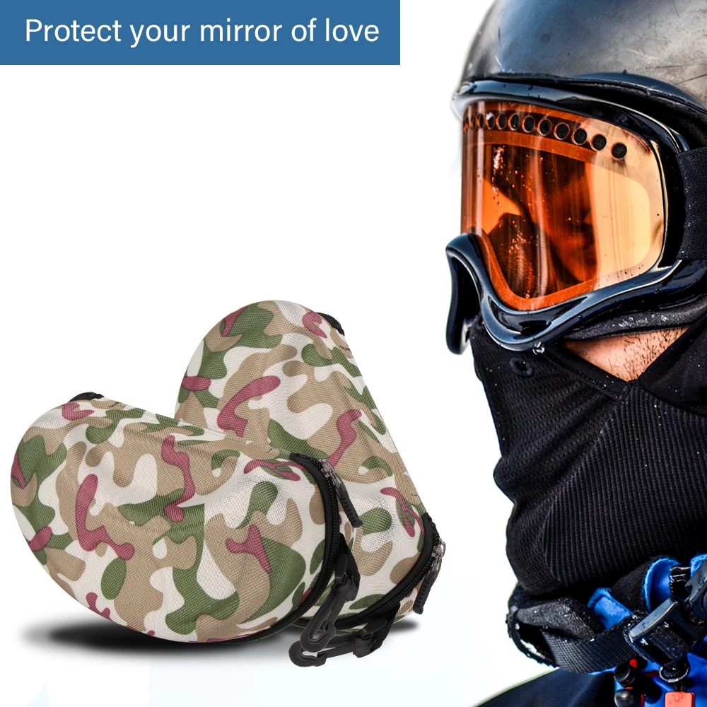 

Skiing Sport Glasses Ski Goggles Case Camouflage Travel Snowboard Bag Winter Outdoor EVA Sunglasses Storage Box Without Goggles