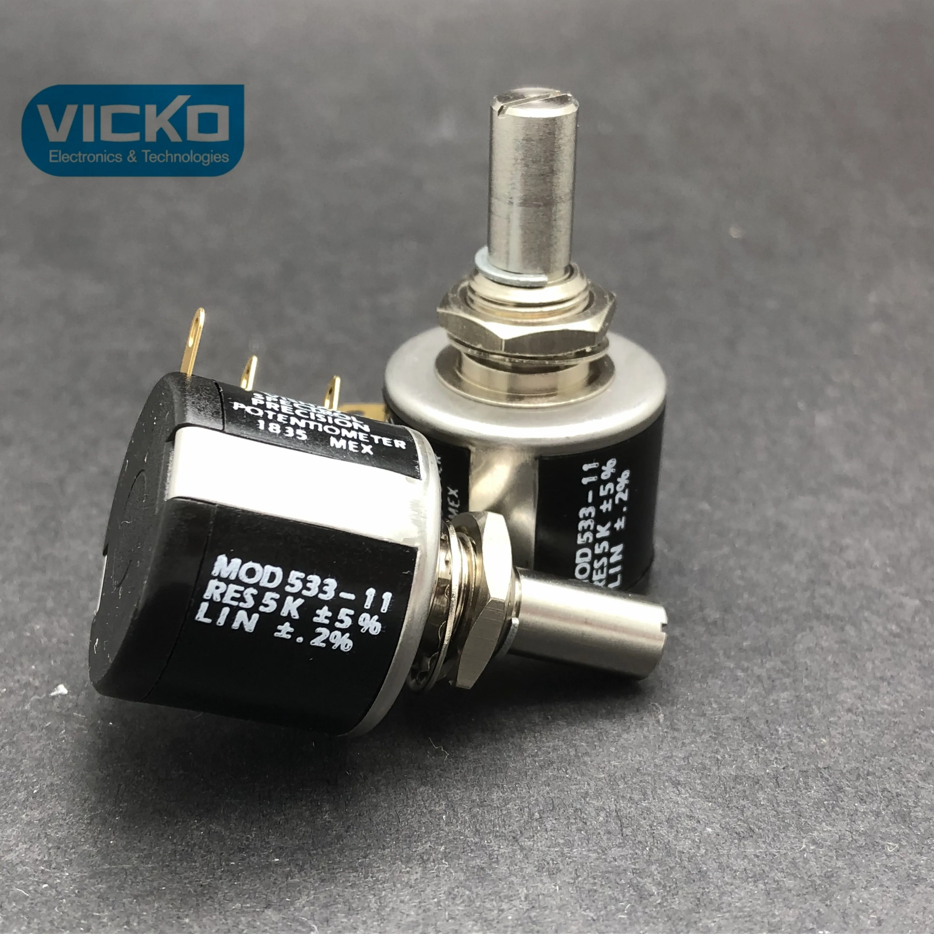 [YK [оригинальный MOD533-11 мод 533-11 533 RES 1K 5% LIN.2 % 2% VISHAY SPECTROL прецизионный потенциометр