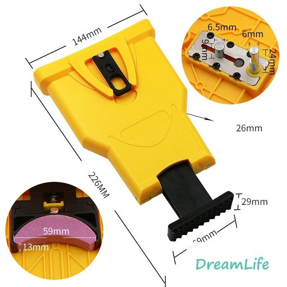 Портативная заточка зубов цепной пилы инструмент для быстрого шлифования и