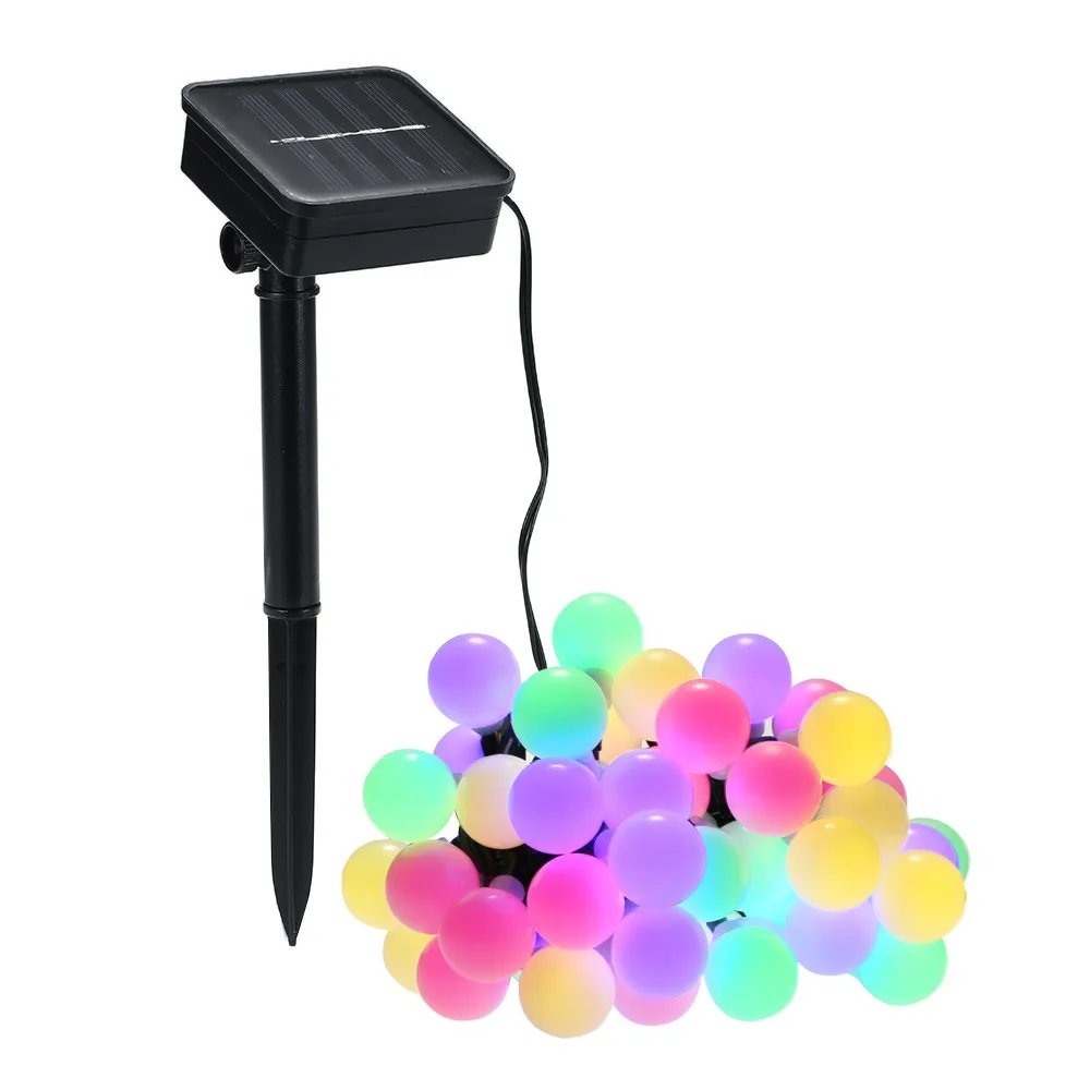 6 м 30 светодиодов Солнечная веревка Трубная лампа светодиодная полоса