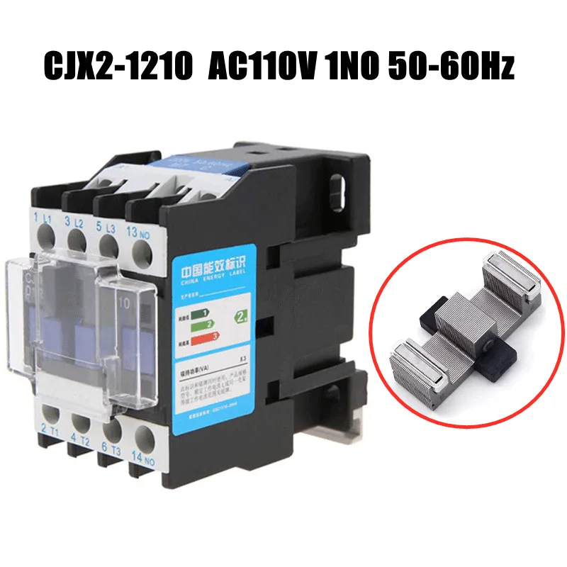 

Starter Relay AC Contactor Switching 1NO 3-Phase Accessories CJX2-1210