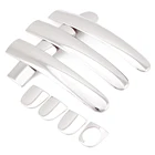 Крышка дверной ручки из нержавеющей стали для Volkswagen PASSAT B5 Jetta MK6 POLO UP GOL, Skoda Octavia Fabia Rapid Yeti, Стайлинг автомобиля