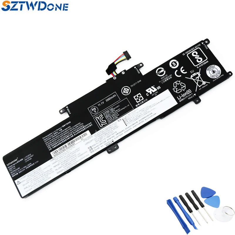 Аккумулятор SZTWDONE L17C3P53 для ноутбука Lenovo Thinkpad S2 3-го поколения 2018 L380 L390 Yoga TP00091A L17L3P53