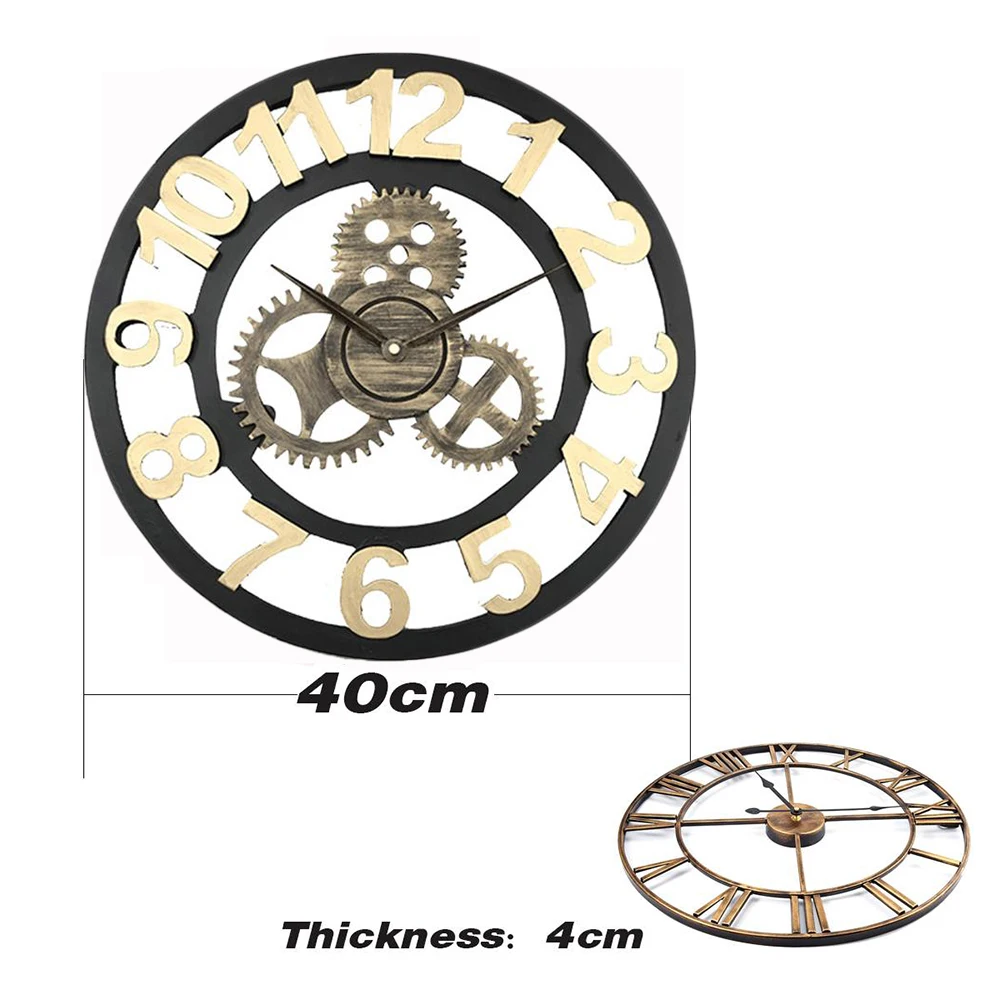 40/50 см ретро римские цифровые часы Европейский стиль управление временем