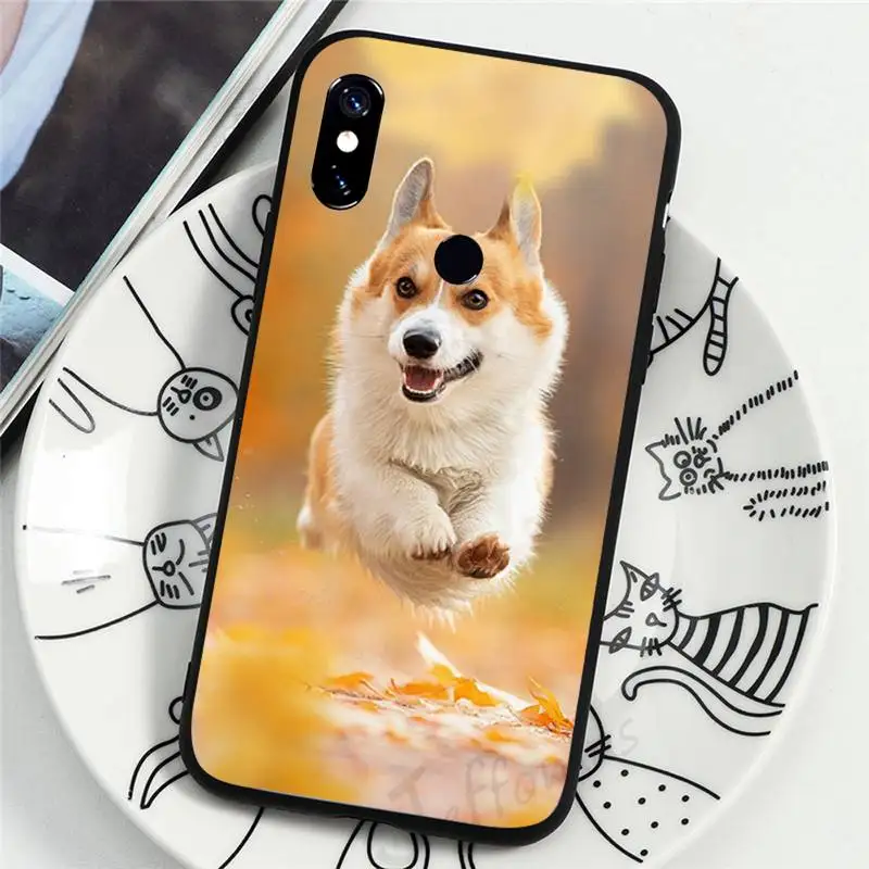 

Corgi cute dog animal Phone Case For Xiaomi Redmi note 7 8 9 t k30 max3 9 s 10 pro lite