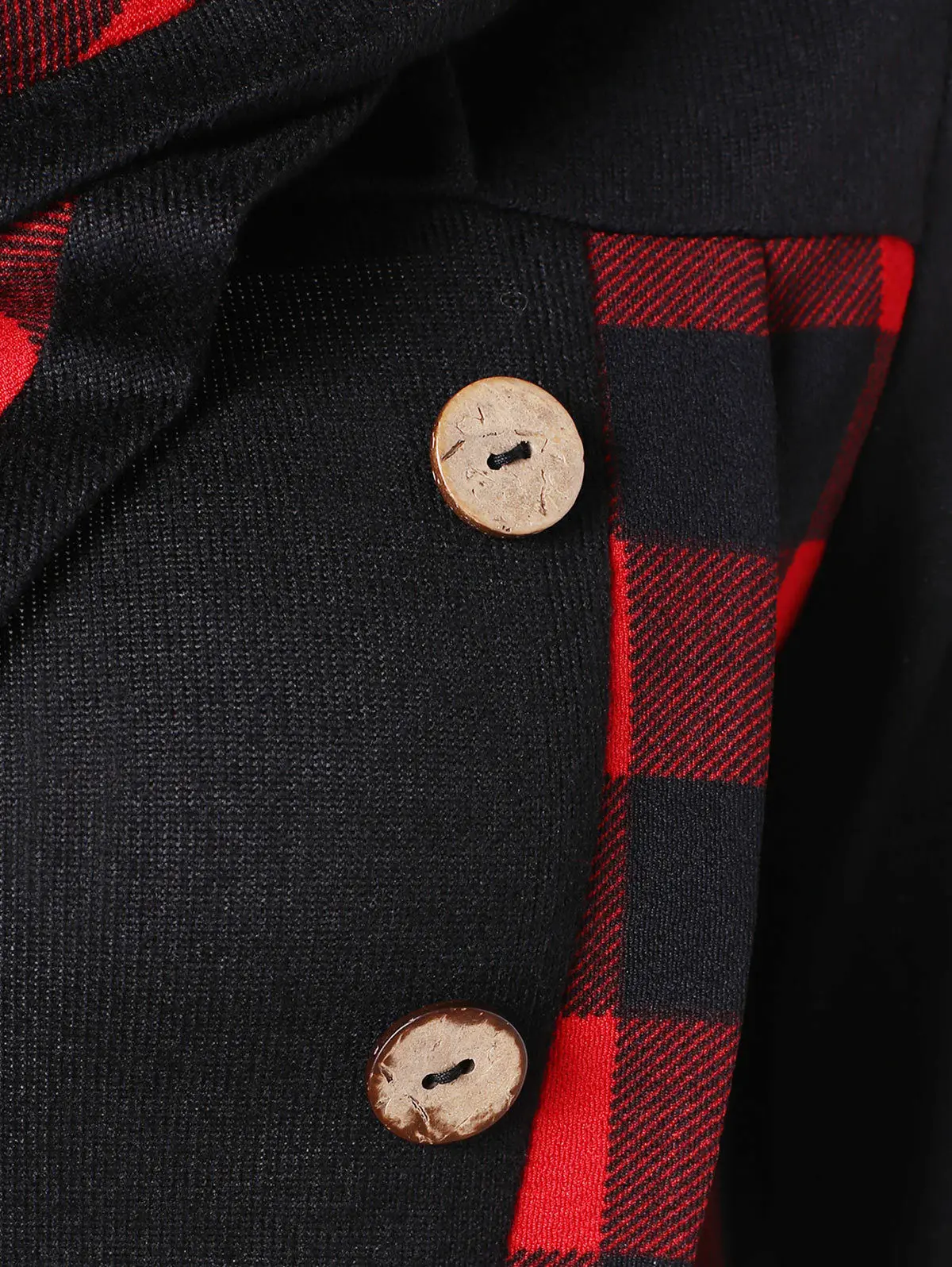 Женский Теплый пуловер с длинным рукавом в клетку | Женская одежда