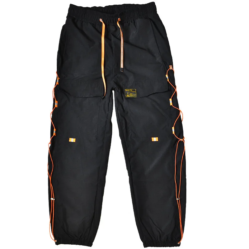 

SOUL OF TIGER 2020 Spring Fashion Punk Style Mens Loose Casual Pants Male Oversized Streetwear Trousers Vintage Punk Pantalons
