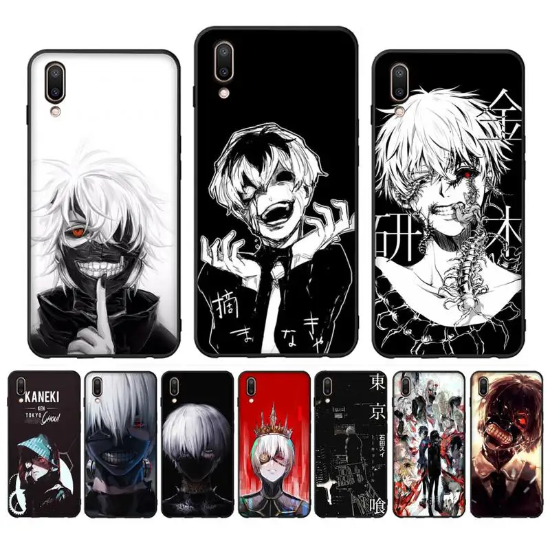 

Tokyo Ghouls Phone Case Case For Oppo Reno Realme C3 6Pro Cover For vivo Y91C Y17 Y19 Funda Capa