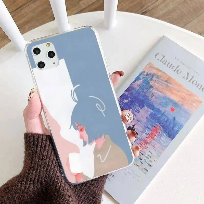 Motirunner Cool Girl Portrait черный чехол для телефона Корпус IphoneX XS 11 11Pro 5 5s SE 6 6s Plus 7 8 2020 -