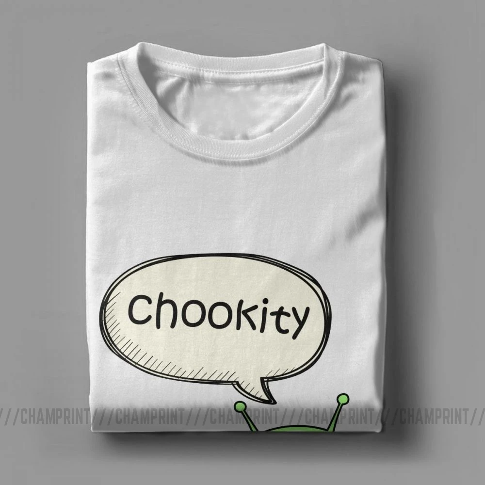 Мужская футболка Chookity Mooncake, Moon Cake Final Space Crazy, топы с круглым вырезом и коротким рукавом, чистый хлопок, футболка с принтом, футболка размера плюс