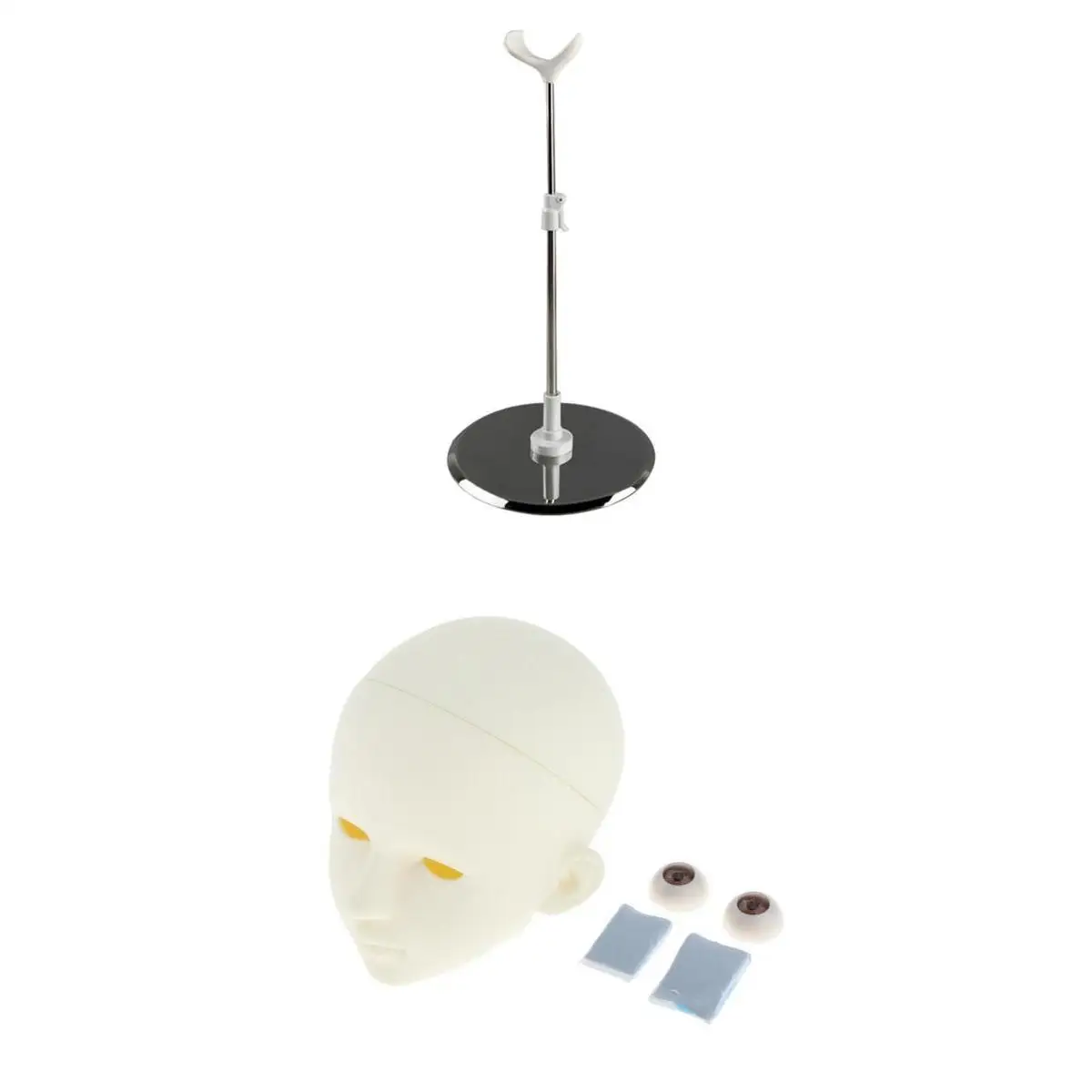 

Adjustable Display Stand & 1/3 Dolls Head Faceplate Shell Custom Parts