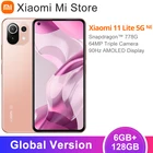 В наличии Глобальная версия Xiaomi 11 Lite 5G NE Смартфон 6GB RAM 128GB ROM Snapdragon 778G Octa Core 64MP Triple Camera 90Hz