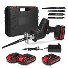 Беспроводная Сабельная пила, Сабельная пила с регулируемой скоростью, для дерева, металла, ПВХ труб, электроинструмент для сада, 88 в