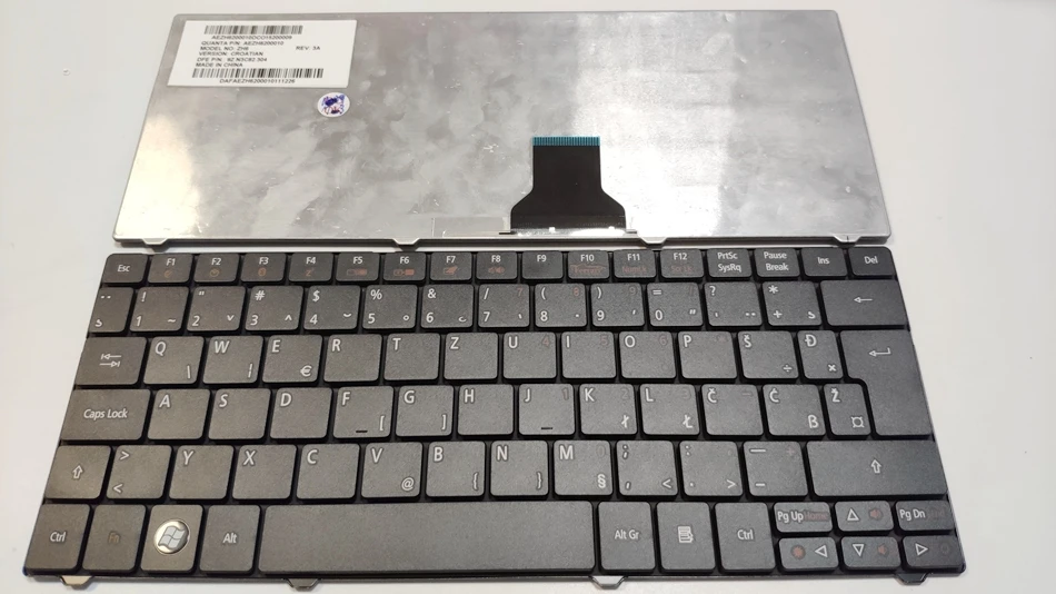 UK US WB Клавиатура для ноутбука Acer Aspire one 751 751H 721 3935 3936 ZA3 1810T черная клавиатура