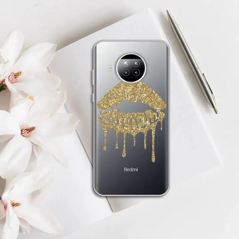 

LOVE Leopard Phone Case Transparent for Xiaomi mi Redmi note 10 t 8 9 pro lite 11 Samsung S 8 9 10 20
