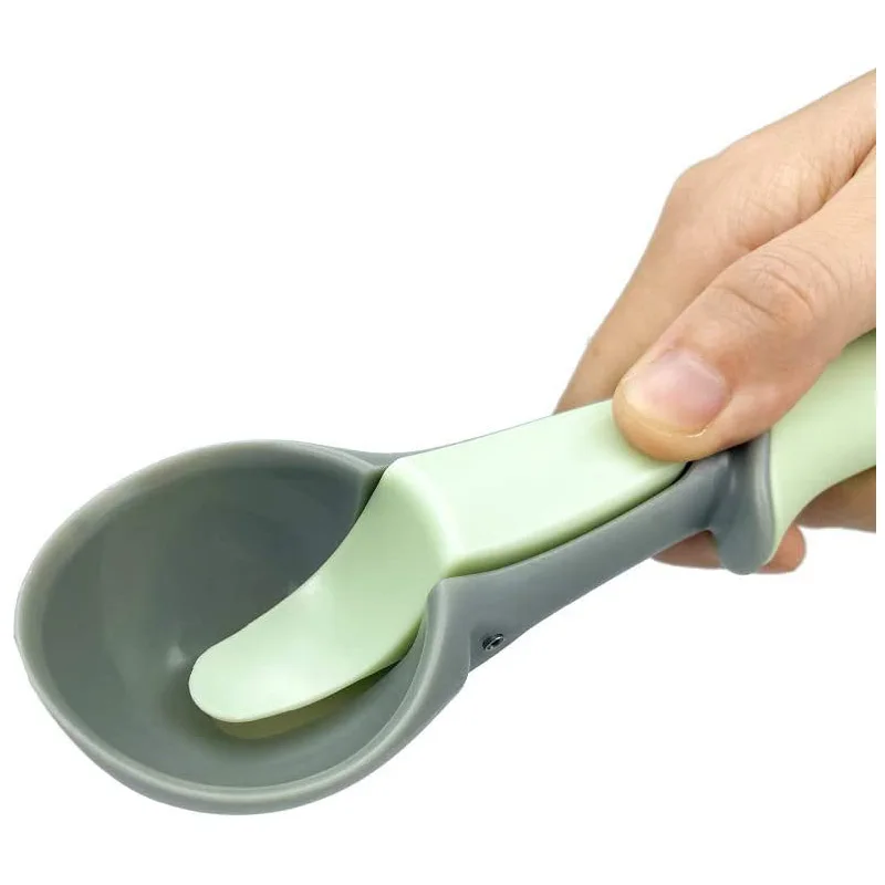 

Kitchen Tool Ice Cream Scoop Plastic Ice Cream Scoop Non-Stick Scoop with Comfortable Handle Fruit Watermelon Scoop