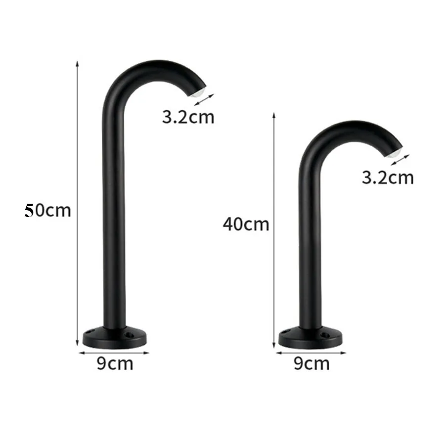 

Thrisdar Outdoor Garden Water Faucet Lamp Villa Pathway Landscape Lawn Lamp COB Spotlight Courtyard Aluminum Pillar Bollard Lamp