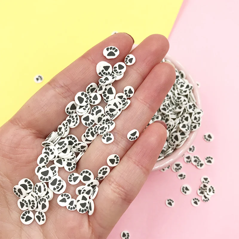 100g Медвежья Лапа ломтики посыпка для Ремесла поставок Игрушка полимерная глина