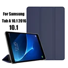 Чехол для Samsung Galaxy Tab A 10,1 2016, чехол T580 T585 SM-T580, чехол-подставка из искусственной кожи для планшета, чехол для T580 T585