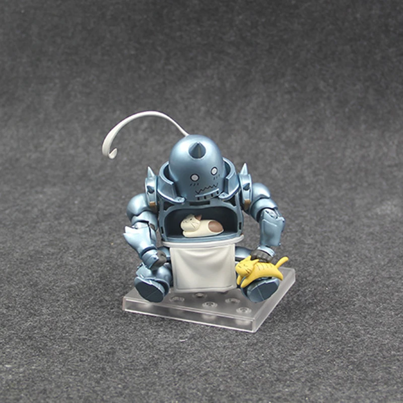

10cm JUMP Fullmetal Alchemist Anime Figures Alphonse Elric Toys Edward Elric Action Figura Collectible Model Elric Doll
