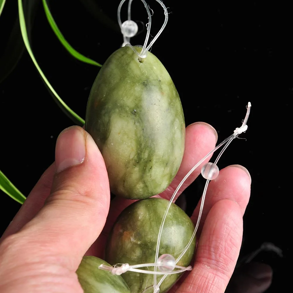 3 шт./компл. зеленый кварц Yoni нефритовый женский кигель тренажер массажер