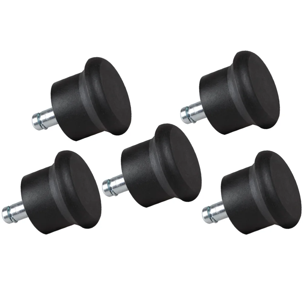 

5pcs Chairs Glide Castors Glides Replacement Furniture Floor Gliders for Office Home(Black)