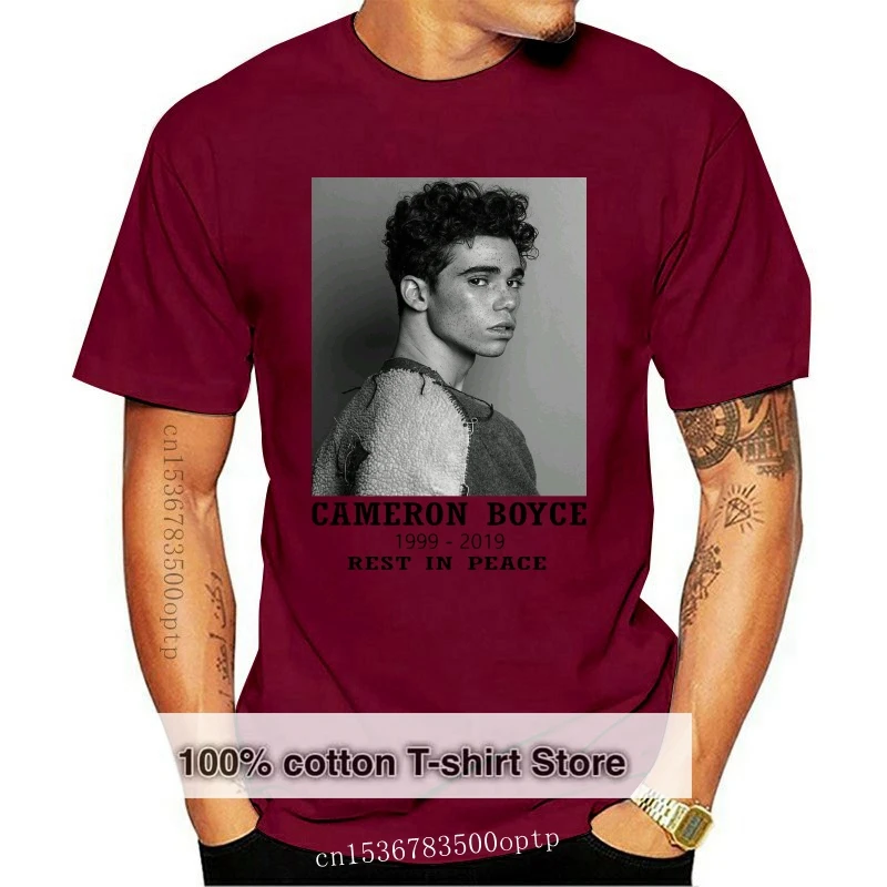 

Футболка Cameron Boyce 1999-2020 с надписью «Rest In Peace», белая, серая, короткая, для мужчин и женщин, футболка высшего качества