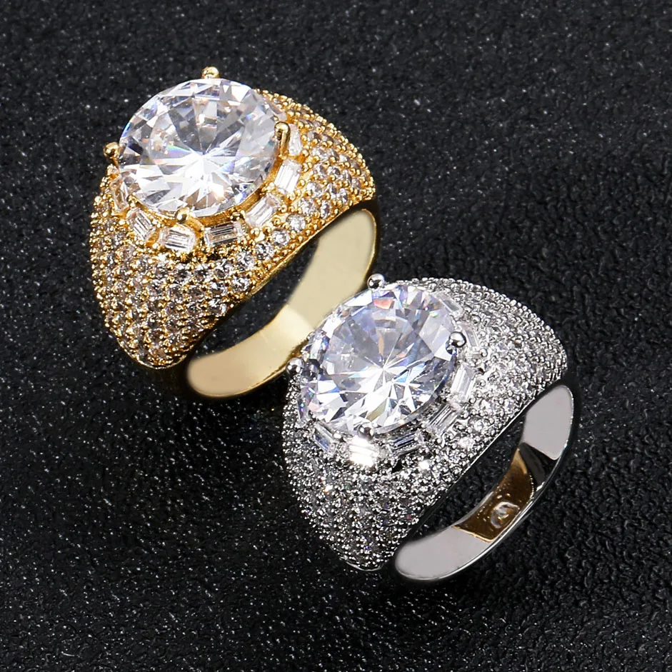 

Сверкающие сверкающие кольца для мужчин и женщин, подарки для мужчин, индивидуальные украшения с кубическим цирконием и микрозакрепкой в с...