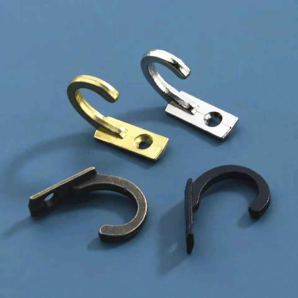 

5/10 PCS Mini Size Wall Mounted Retro Cloth Hanger for Coats Hats Towels Keys Bedroom Wall Storage Hook