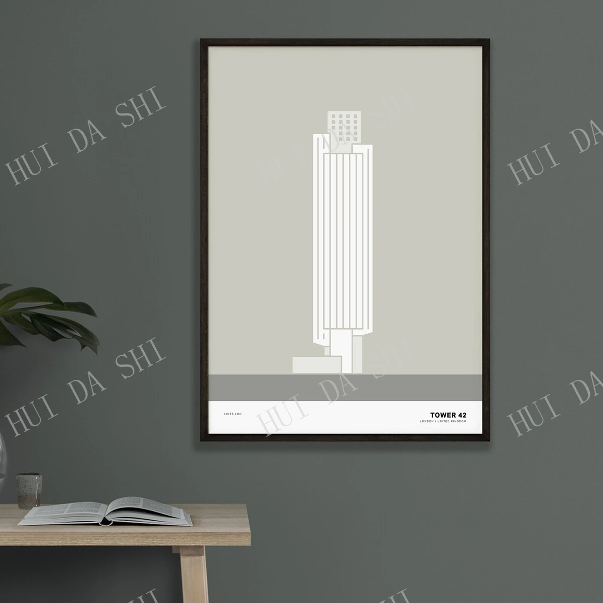 Башня 42 Лондонская печать | Фотография иллюстрация архитектура Лондонское