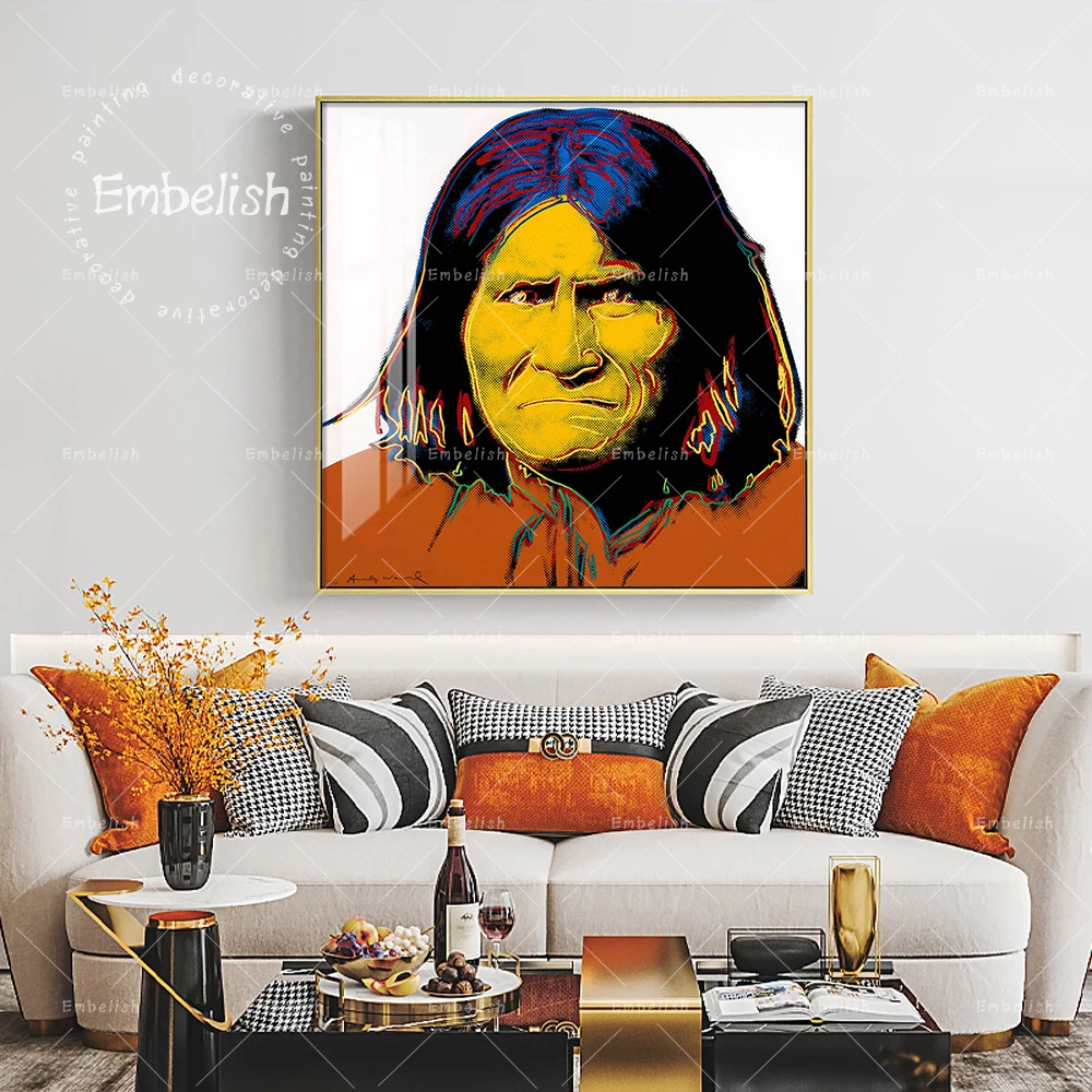 

Embelish Figure Pictures By Andy Warhol HD Print On Canvas Oil Painting Modern Home Decor Big Size Wall Art Pictures Artworks