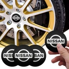 4 шт., 56 мм + 60 мм, крышка центра колеса автомобиля, значок, эмблема, колпачки, наклейки для Nissan Nismo Qashqai Tiida Teana X-Trail Juke Almera Skyline X J10 J11 Trail аксессуары