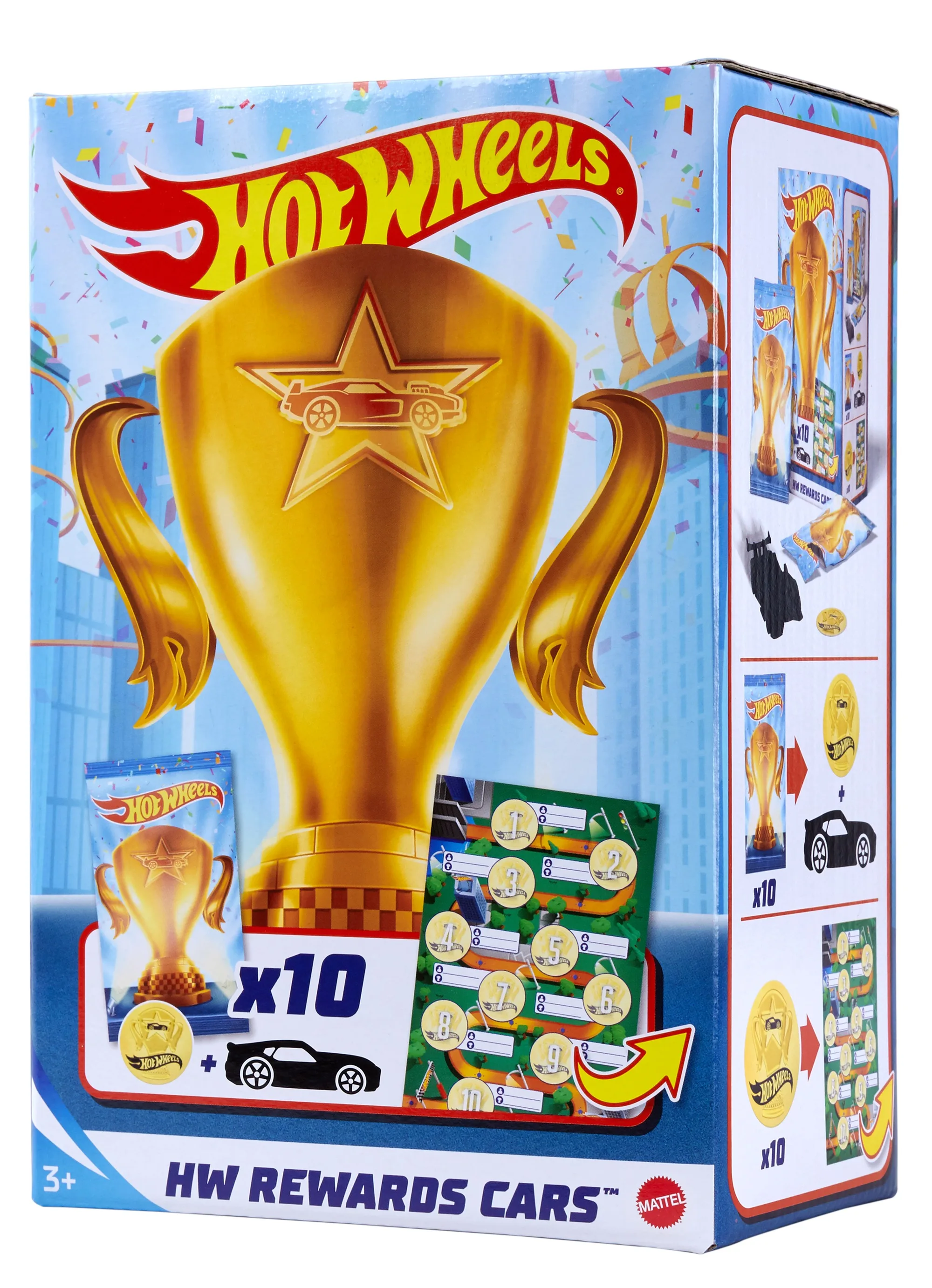 Набор машинок Hot Wheels коллекционные 10шт в мотивационном наборе GWN97 - купить по