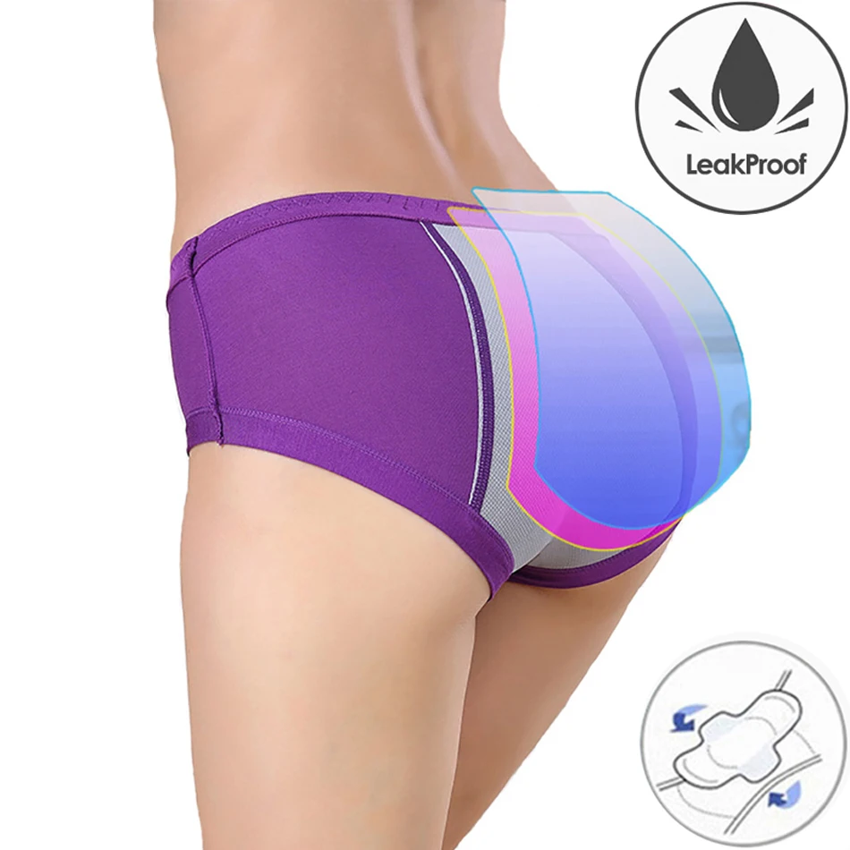 Герметичные менструальные трусики женское нижнее белье женские с высокой талией