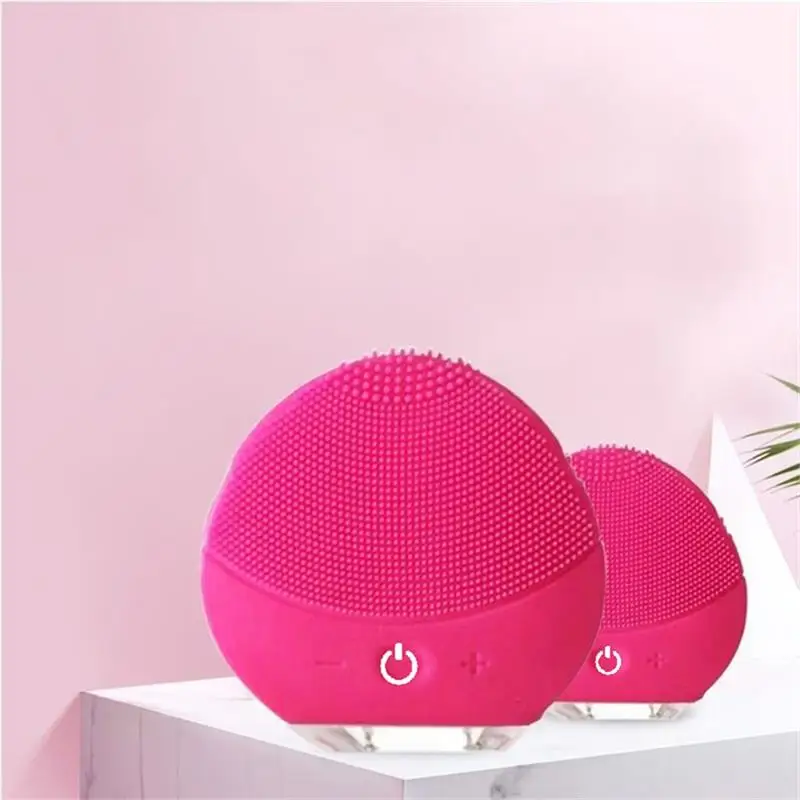 

Electric Face Cleansing Brush Skin Care Machine Waterproof Silicone Brush Facial Cleansing Brush Washer Blackhead