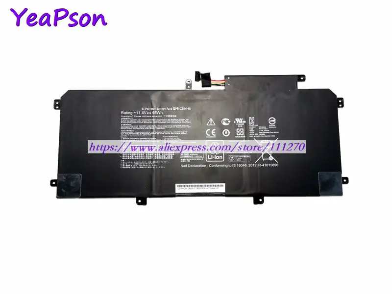 Yeapson 11 4 V 45Wh Подлинная C31N1411 A32RG50 батарея для ноутбука Asus ZenBook UX305 UX305CA UX305F серия